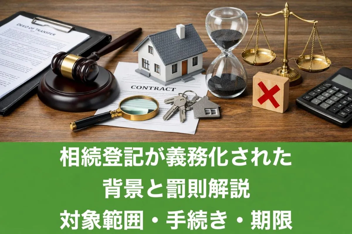 相続登記が義務化された背景と罰則解説|対象範囲・手続き・期限